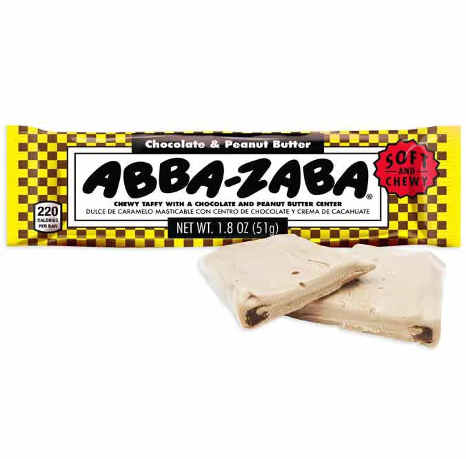 ABBA ZABA PB Chocolate Bar: 24 Pack-Candy Warehouse