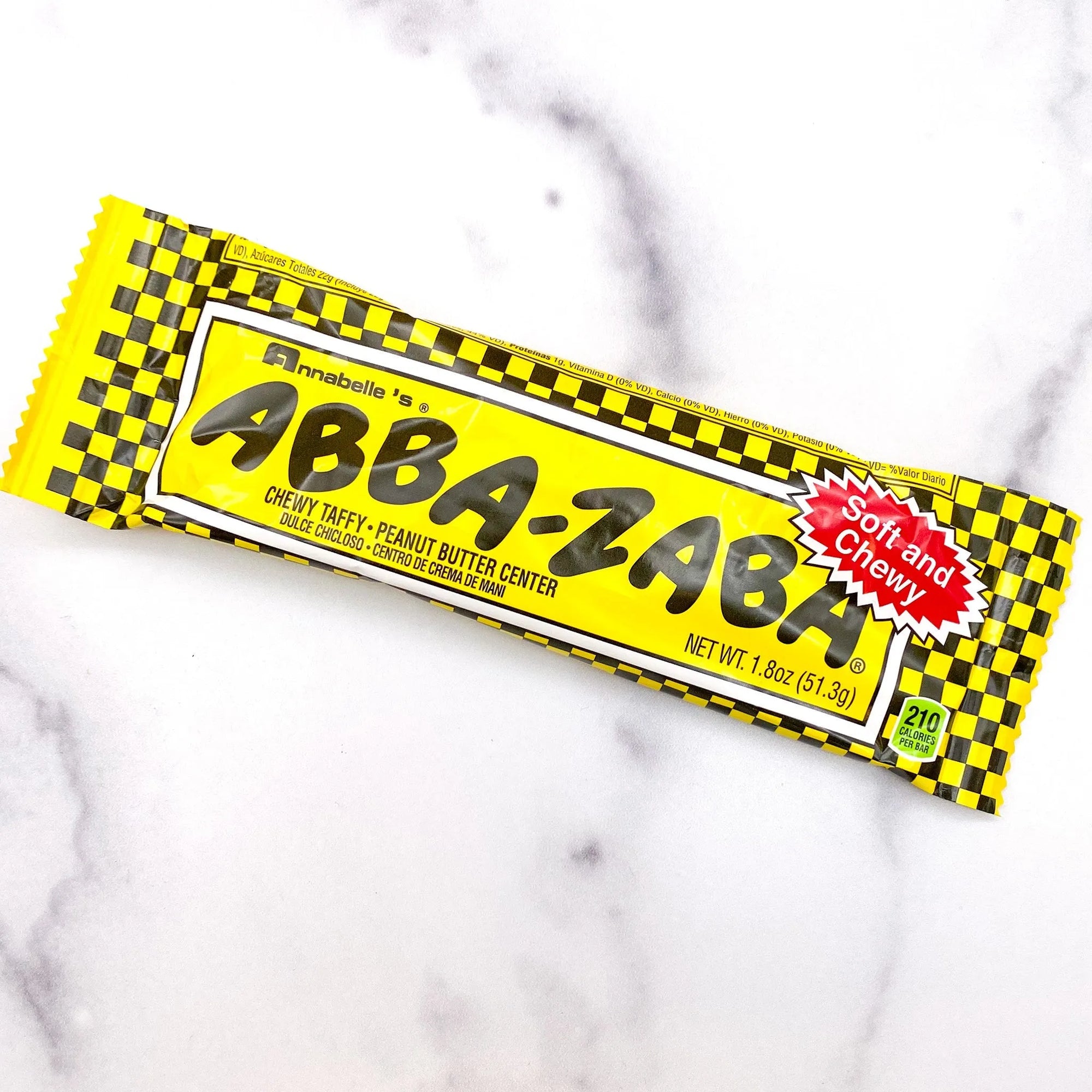 ABBA ZABA PB Chocolate Bar: 24 Pack-Candy Warehouse