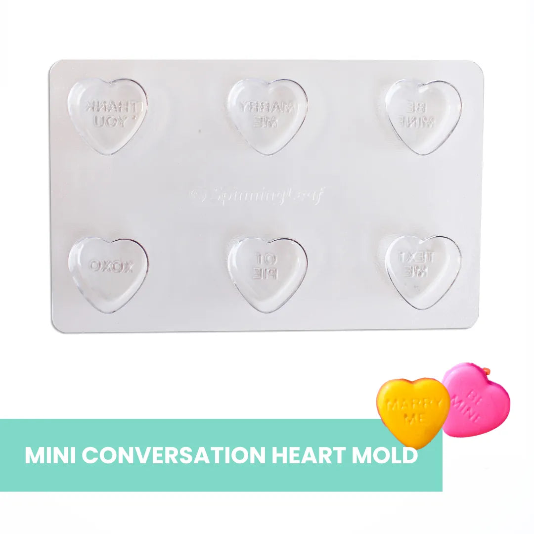 Sprinkle Pop Mini Conversation Hearts Cookie Mold