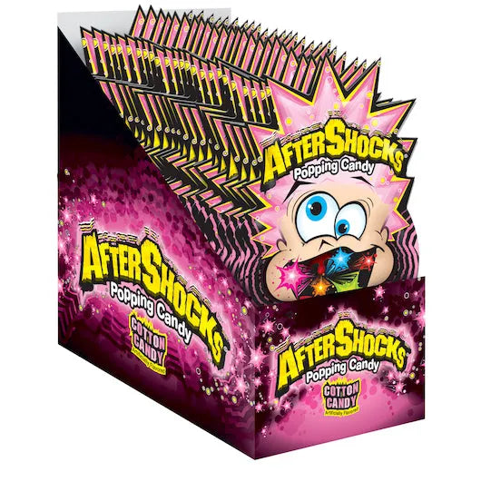 Aftershocks Popping Cotton Candy: 24 Pack-Candy Warehouse