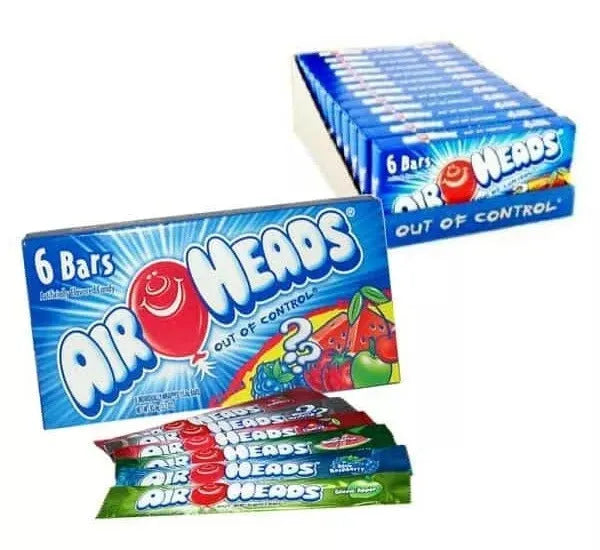 Air Heads Soft Chewy Candy Theater Box: 12-Piece Display