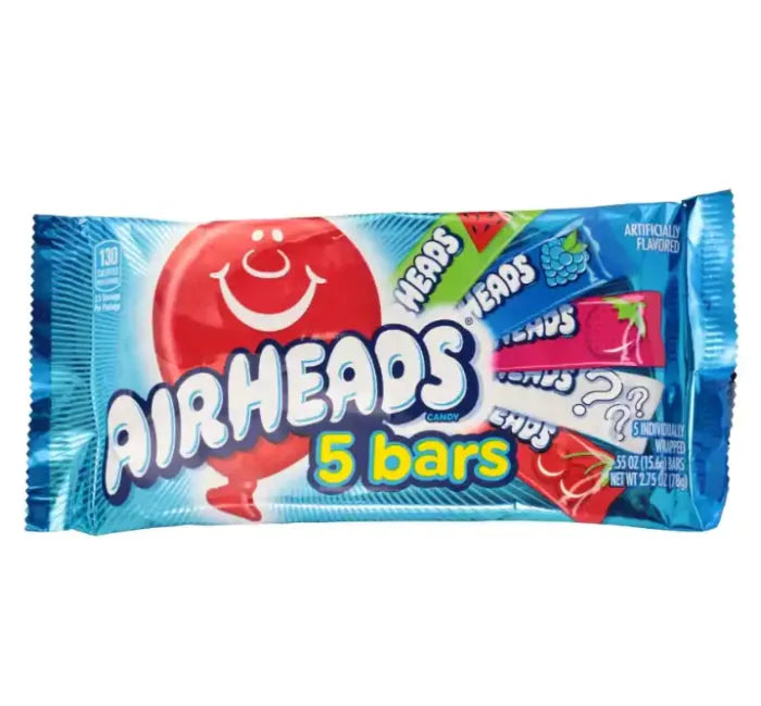 Airheads 5 Fruity Bar: 18-Pack-Candy Warehouse