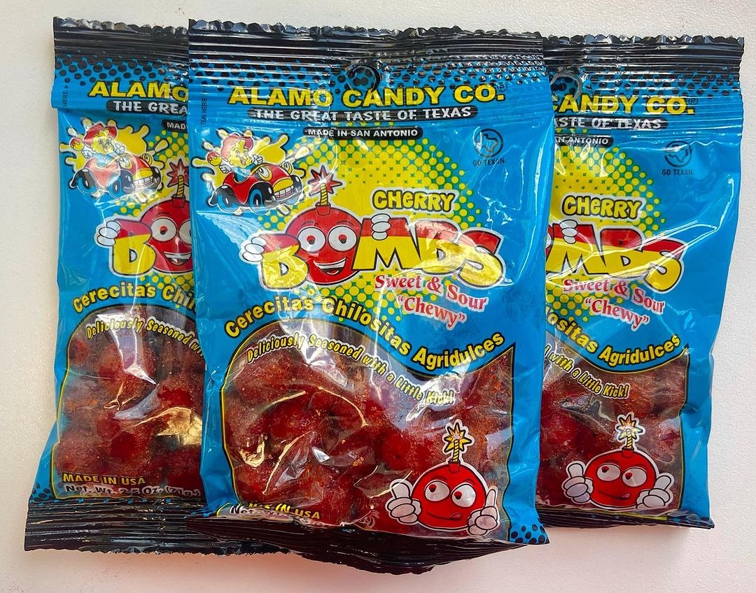 Alamo Candy Company Cherry Bombs: 12-Piece Case