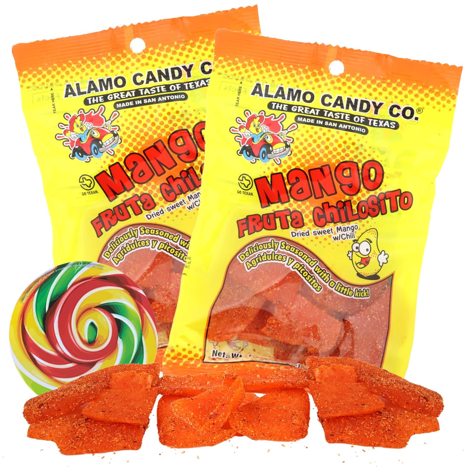 Alamo Candy Mango Chilosito: 12-Pack-Candy Warehouse