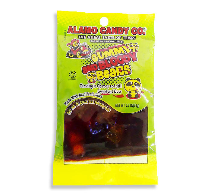 Alamo Chamoy Chili Gummy Bears: 12-Pack-Candy Warehouse