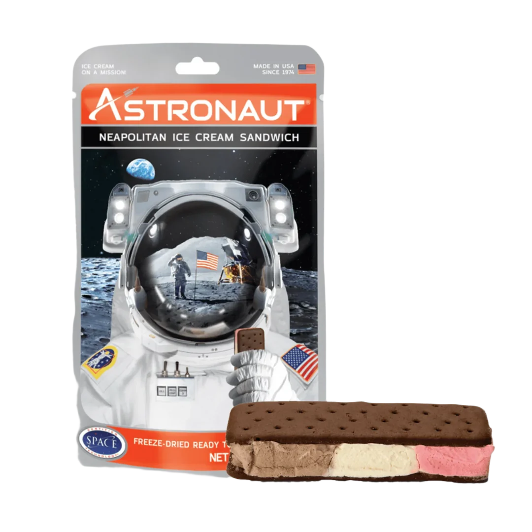 Astronaut Neapolitan Ice Cream Sandwich: 12-Piece Case