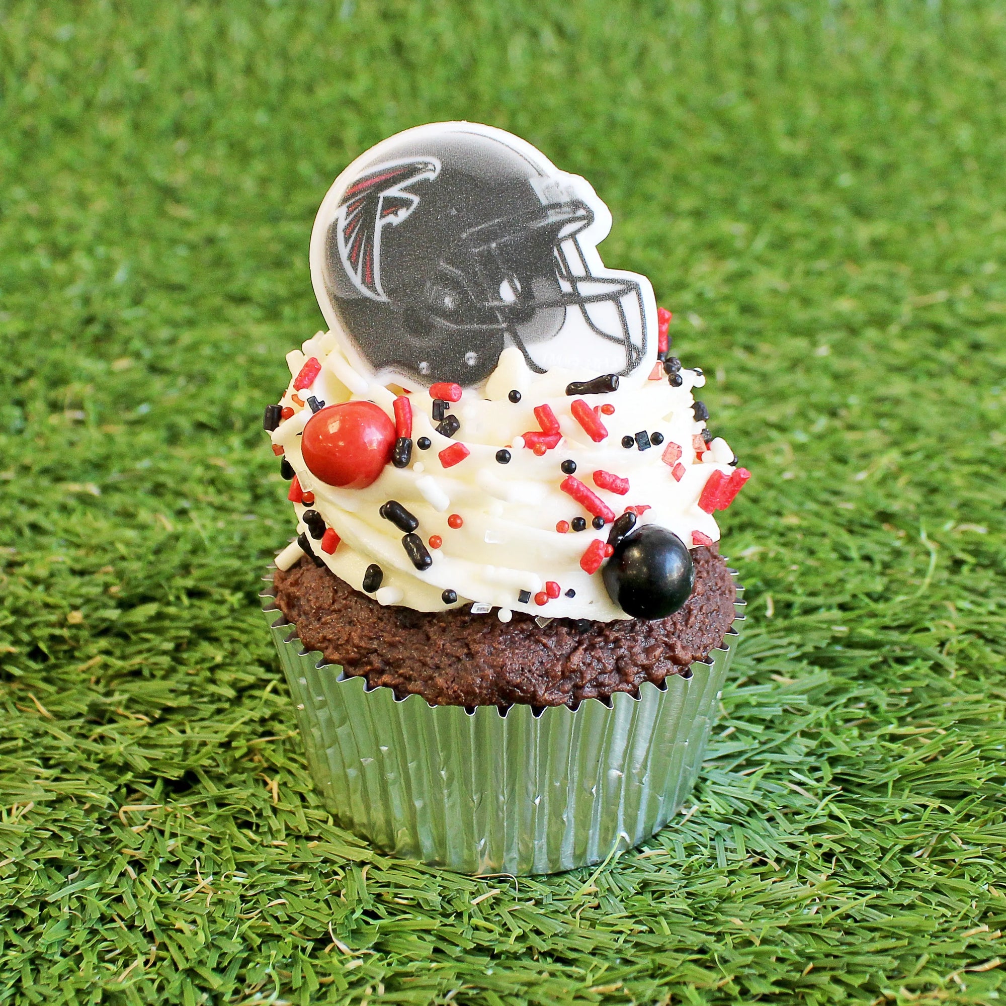 Sprinkle Pop Pro-Football Cupcake Rings