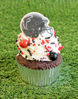 Sprinkle Pop Pro-Football Cupcake Rings