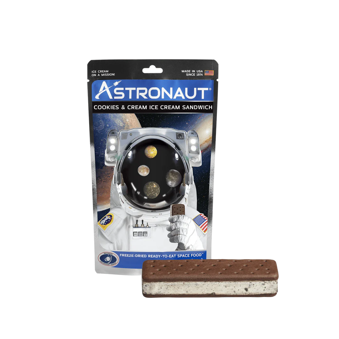 Astronaut Cookies & Cream Ice Cream Sandwich: 12-Piece Case