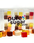 Pure Sugar Candy Banana Split Candy Cubes