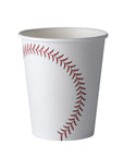 Baseball Themed 9 Oz Disposable Paper Cups 100 Pack