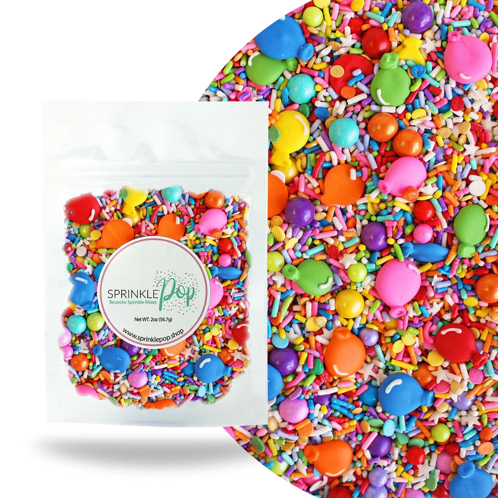 Sprinkle Pop Birthday Party Sprinkle Mix