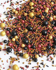 Sprinkle Pop Garnet, Black & Gold Sporty Sprinkles