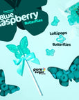 Pure Sugar Candy Butterfly Lollipops