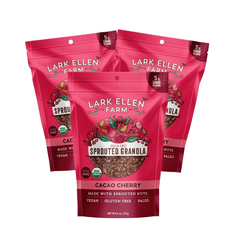 Lark Ellen Farm Cacao Cherry Sprouted Granola (Grainfree)