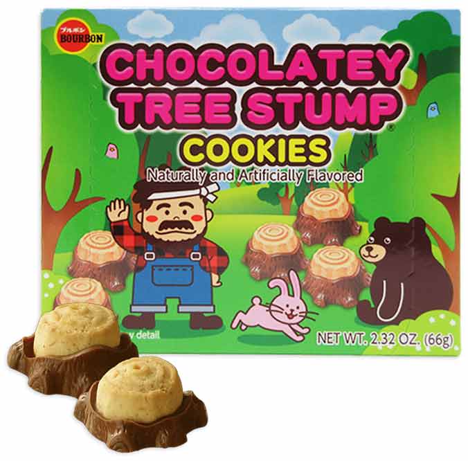 Choco Tree Stump Cookies: 10-Pack-Candy Warehouse