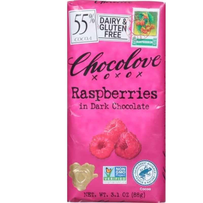 Chocolove Dark Raspberry: 12-Pack-Candy Warehouse