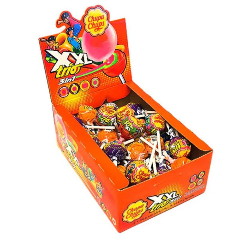 Chupa Chups XXL Lollipop Set: 48-Pack-Candy Warehouse