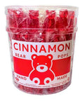 Cinnamon Bear Lollipops: 115-Piece Tub