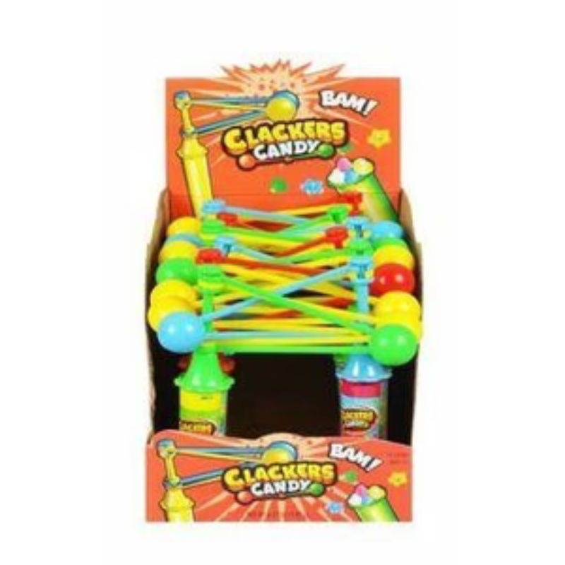 Clacker Toy and Candy Showcase: 12-Pack-Candy Warehouse