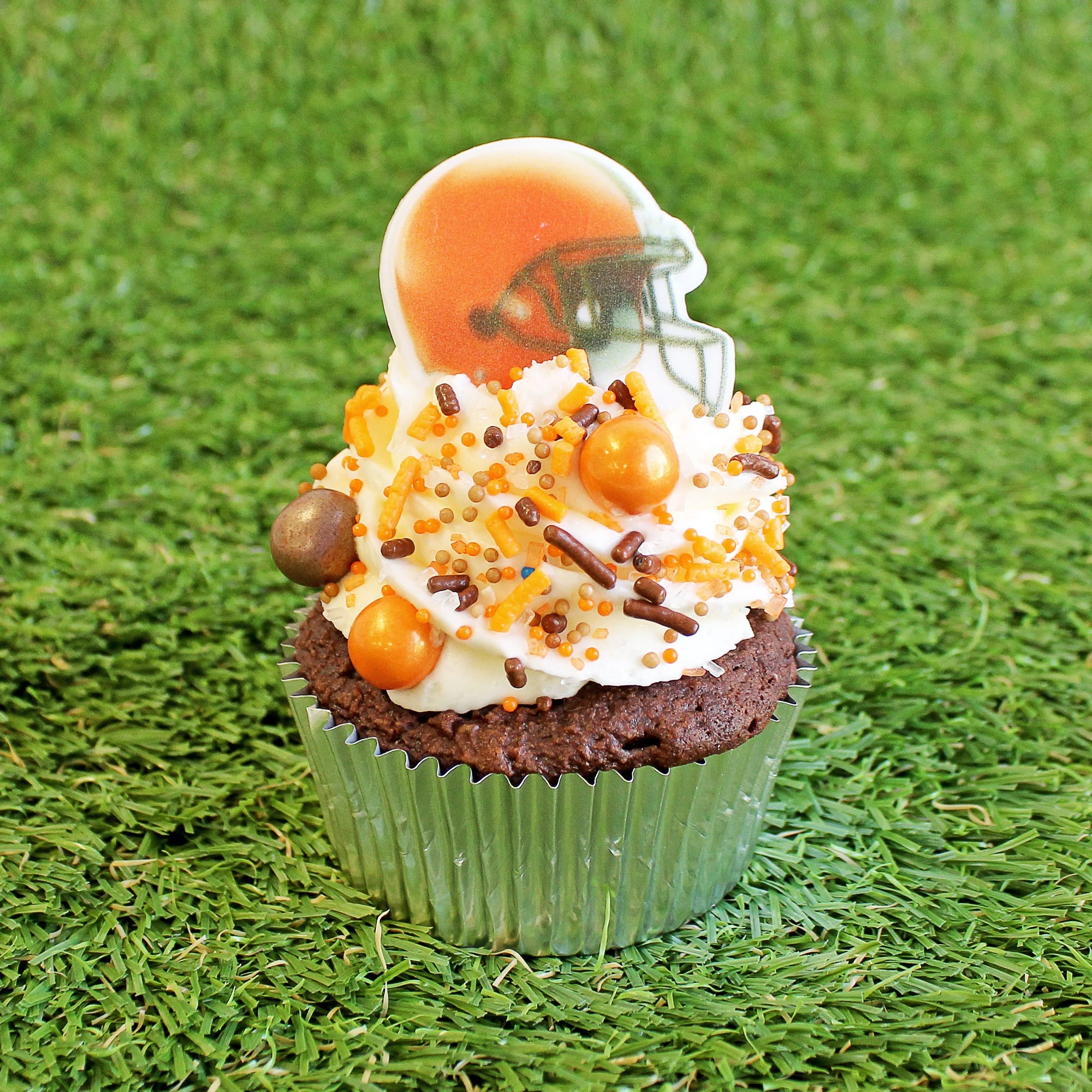 Sprinkle Pop Pro-Football Cupcake Rings