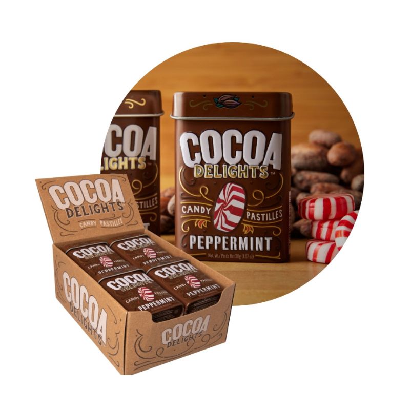 Cocoa & Peppermint Delicacie: 12-Pack-Candy Warehouse