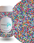 Sprinkle Pop Cool Rainbow Nonpareil Sprinkle Mix