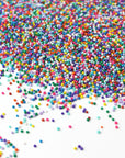 Sprinkle Pop Cool Rainbow Nonpareil Sprinkle Mix