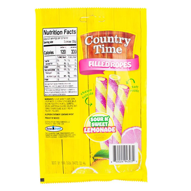 Country Time Sour Filled Ropes: 12-Pack-Candy Warehouse