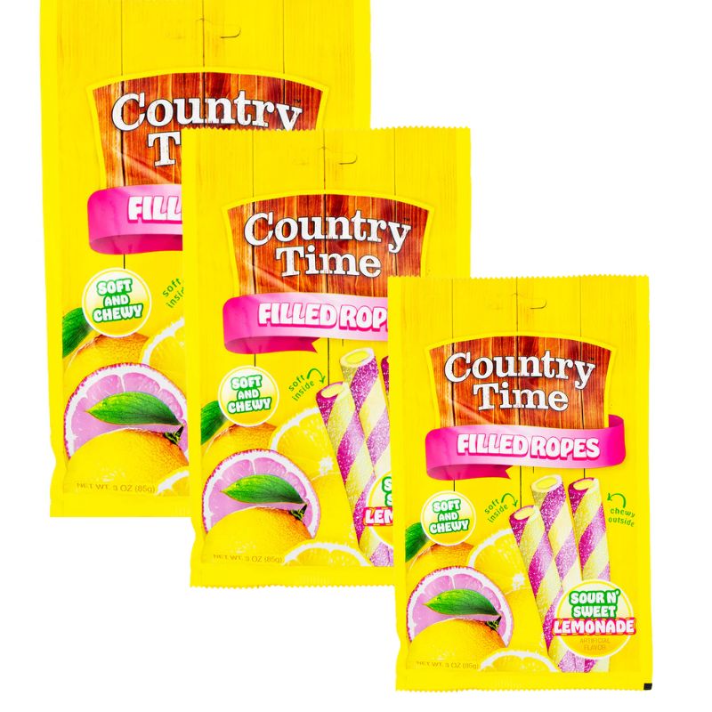 Country Time Sour Filled Ropes: 12-Pack-Candy Warehouse