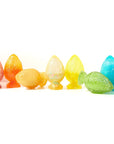 Pure Sugar Candy Hollow Hard Candy - Crystal Eggs filled with Candy Pearls