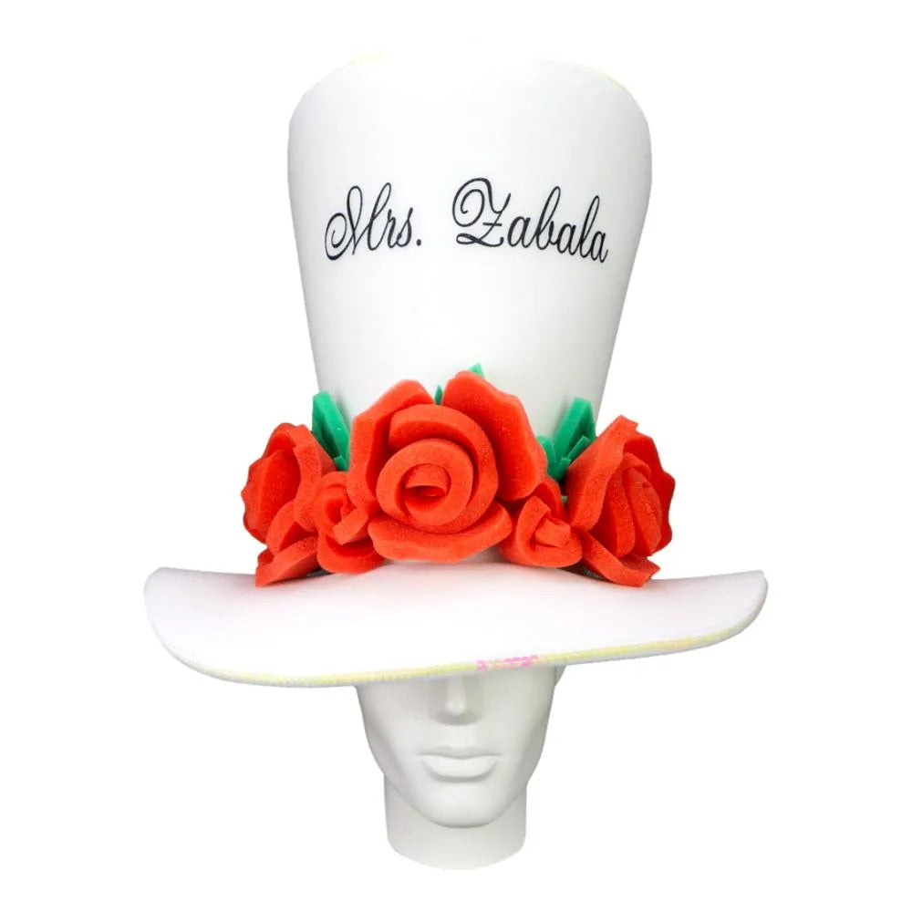 Custom Roses Bride Hat