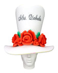 Custom Roses Bride Hat