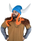 Viking with Braids Hat