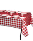 Picnic Themed 9" Disposable Round Paper Plates 100 Pack