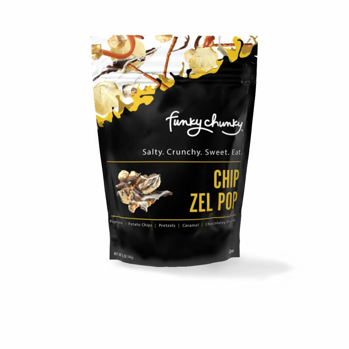 Funky Chunky Chip Zel Popcorn: 5-Ounce Large Bag