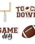 Sprinkle Pop Football Goal Edible Cupcake Toppers