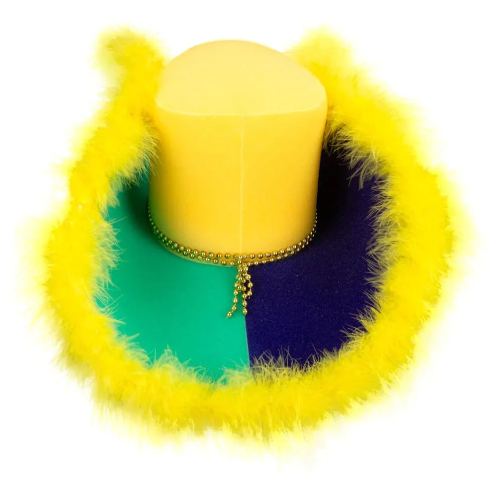 Giant Mardi Gras Cowboy Hat