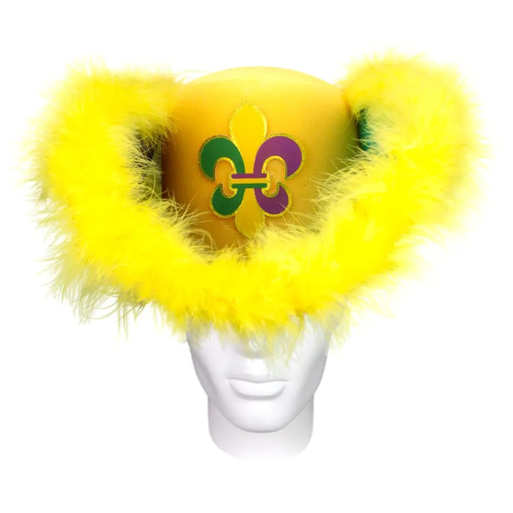 Giant Mardi Gras Cowboy Hat