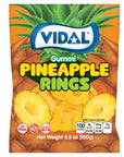 Gummi Pineapple Rings Peg Bags: 14-Piece Case