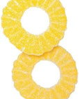 Gummi Pineapple Rings Peg Bags: 14-Piece Case