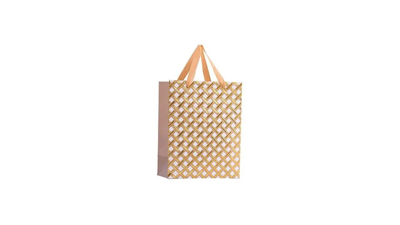 Gold Premium Gift Bags 24 Pack 9"X7X4"