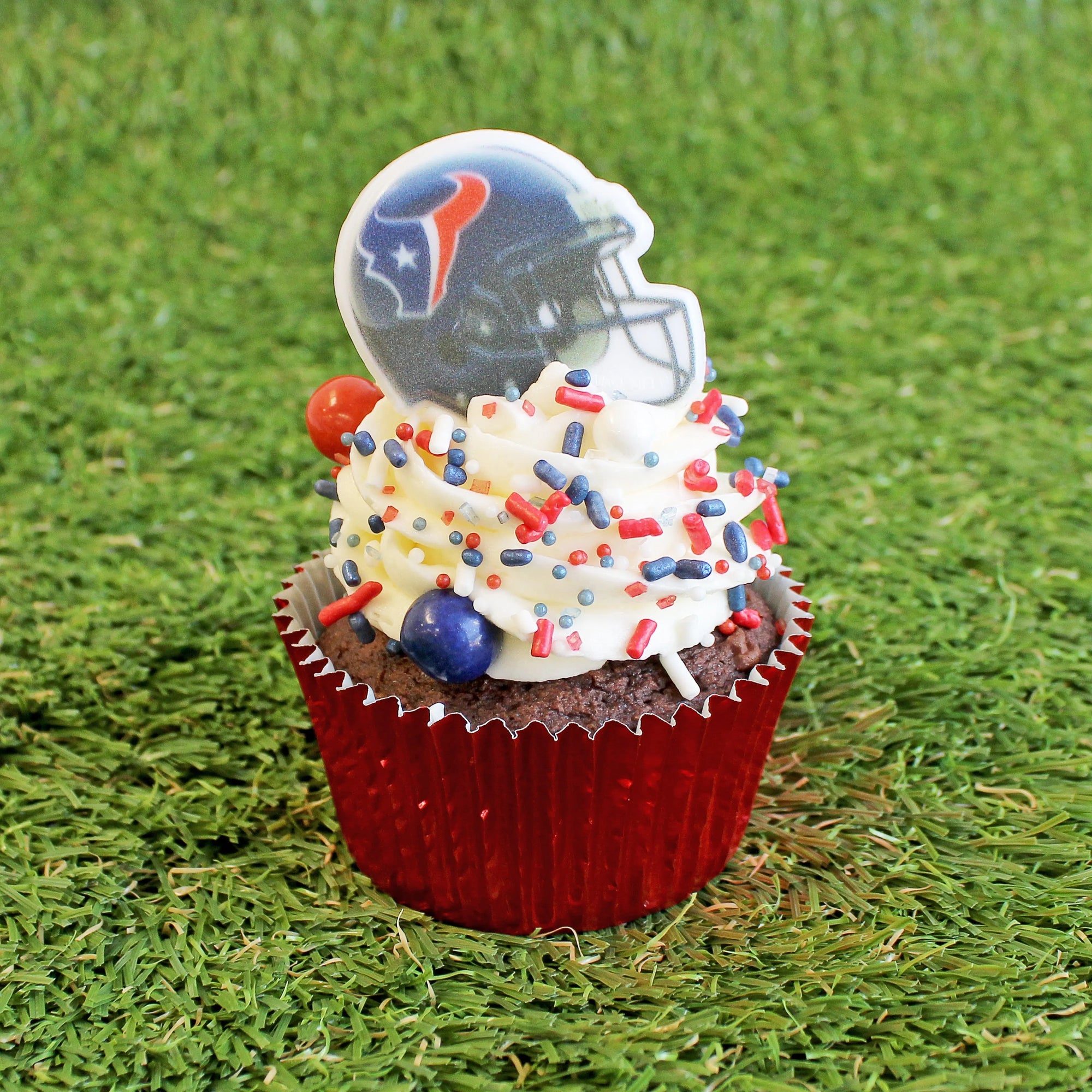 Sprinkle Pop Pro-Football Cupcake Rings