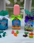 Pure Sugar Candy Lollipop with Gummies Combo