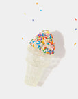 Pure Sugar Candy Hollow Hard Candy - Ice Cream Cone with Sprinkles