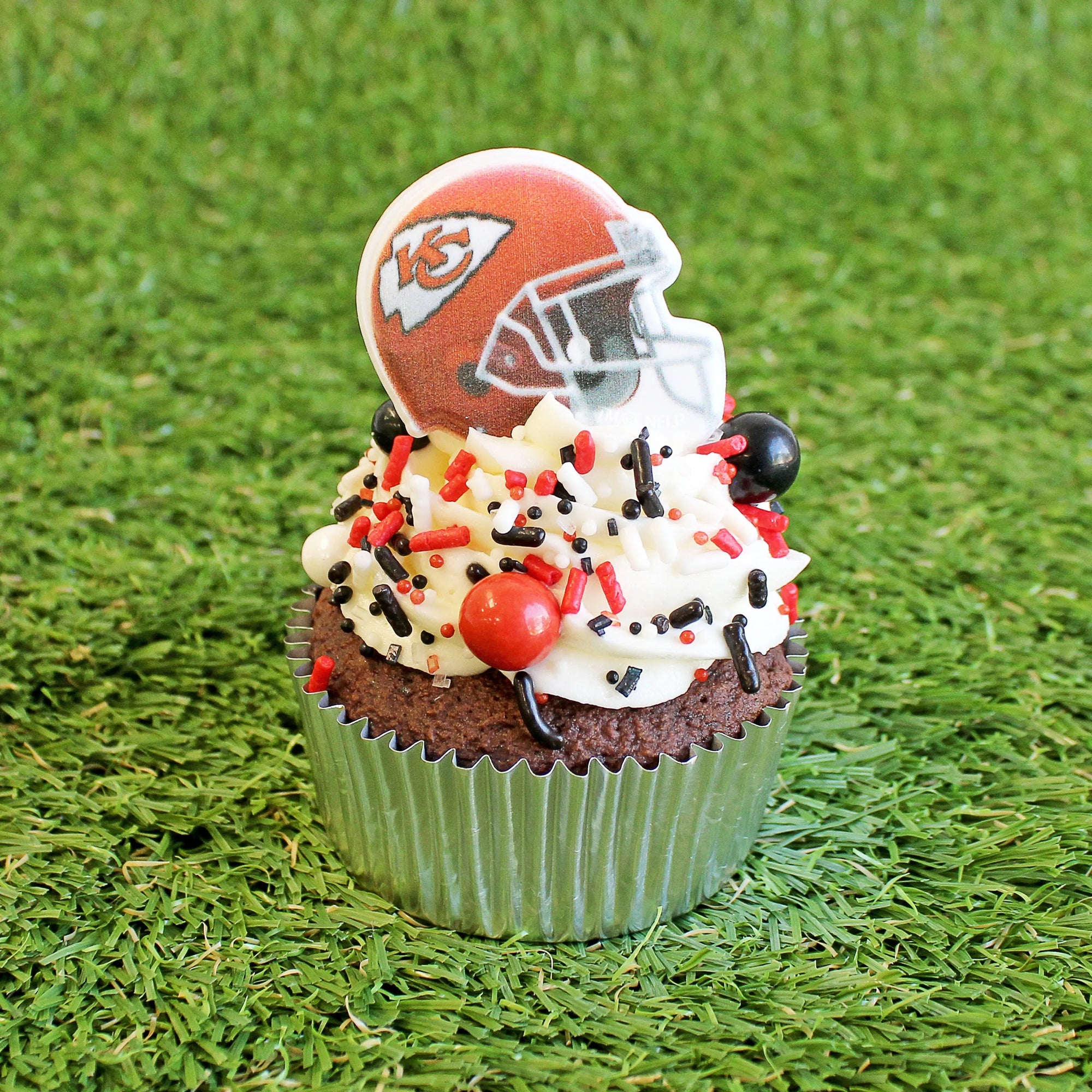 Sprinkle Pop Pro-Football Cupcake Rings