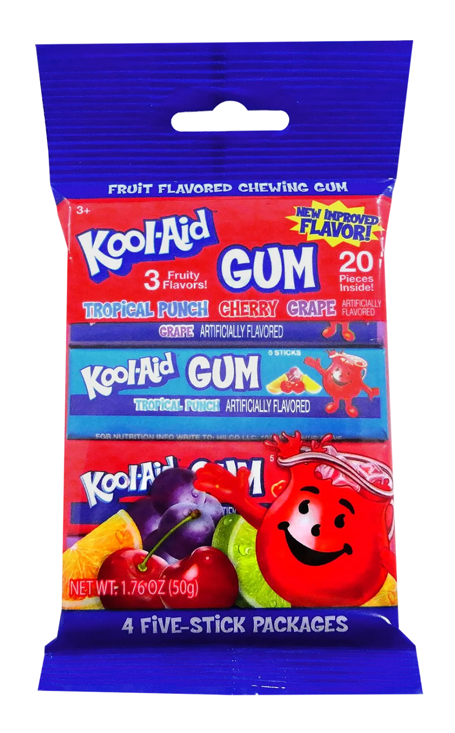 Kool-Aid Gum Peg Bags: 10-Piece Case