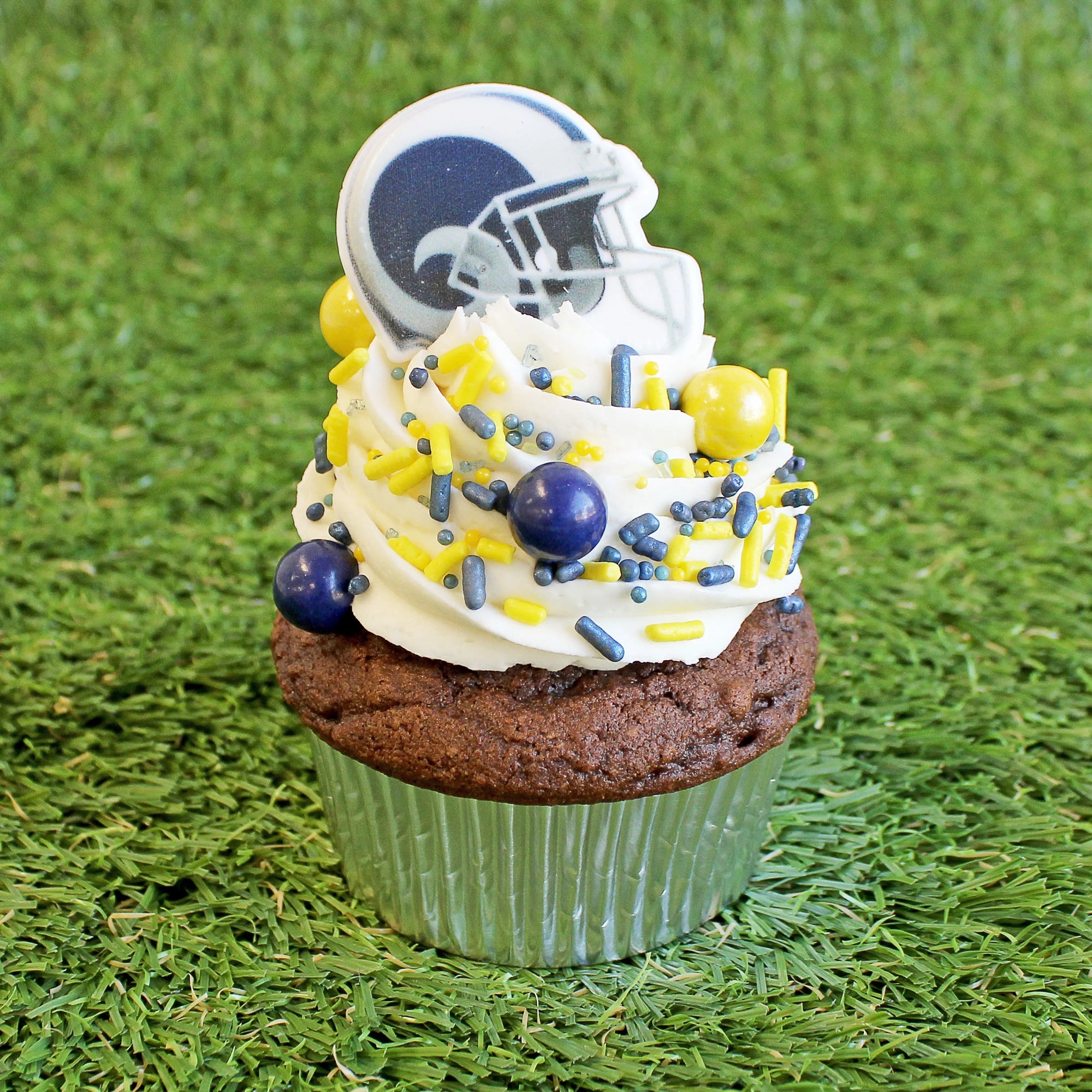 Sprinkle Pop Pro-Football Cupcake Rings