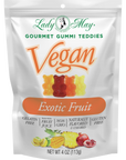 Lady May Sweets Vegan Gourmet Exotic Fruit Gummi Teddies