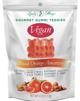 Lady May Sweets Vegan Gourmet Blood Orange Amaretto Gummi Teddies